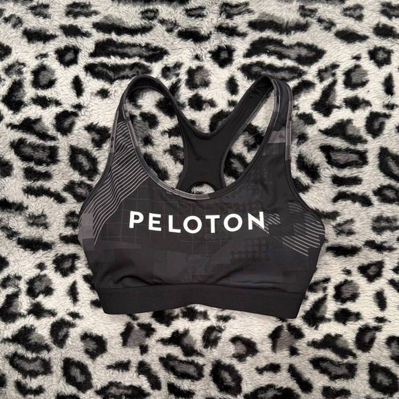 Peloton Other - Peloton Charcoal and Black Racerback Bra